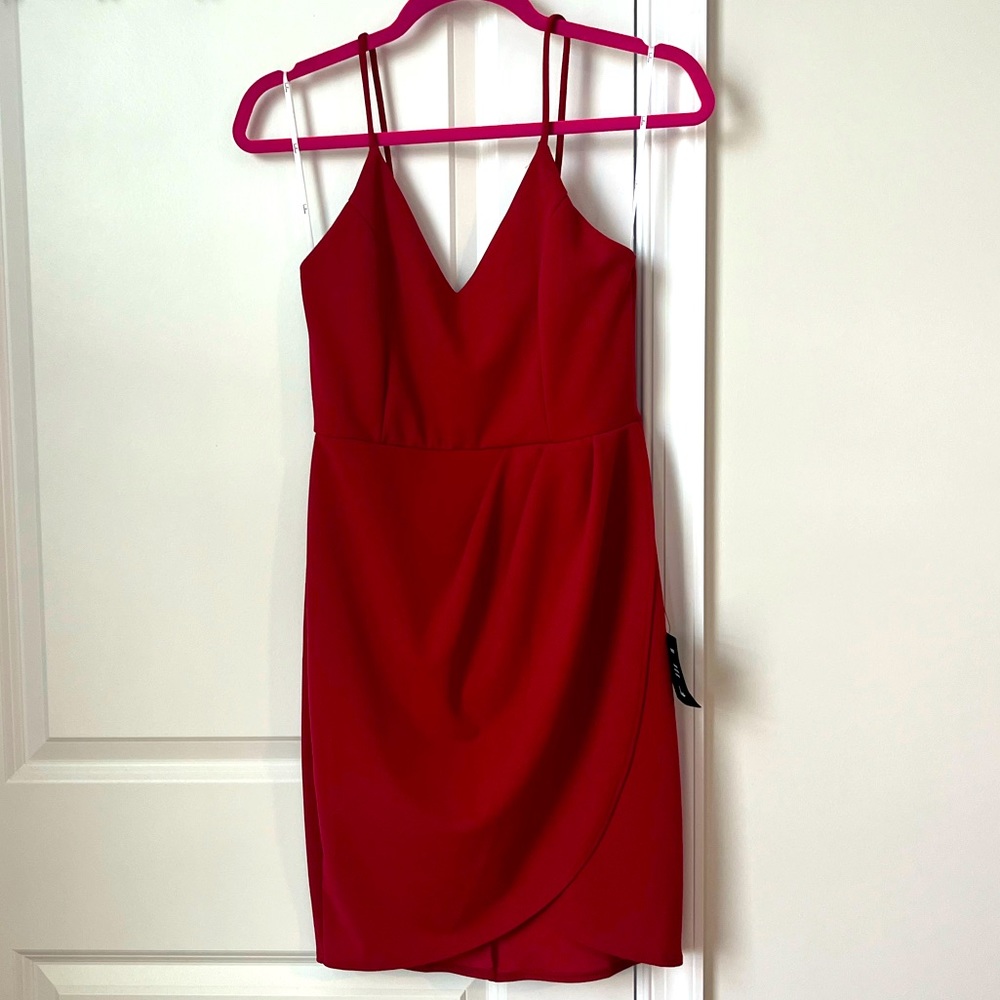 Forever Your Girl Rust Red Bodycon Dress